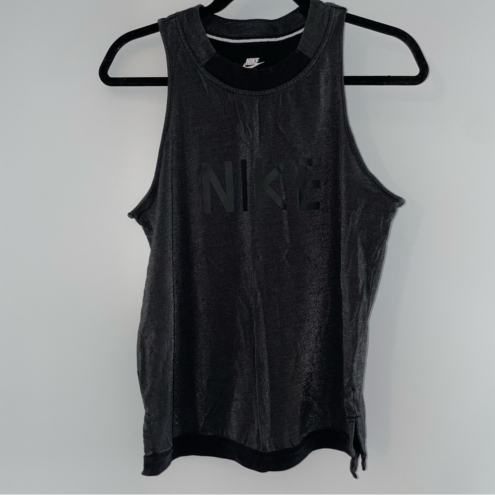 SOLD ON VINTED | Nike Women’s Athletic Tank Top Black Reflective Activewear M - Picture 2 of 5